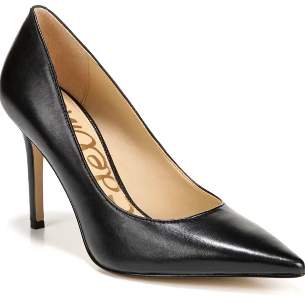 Sam Edelman Hazel Pump in Black Leather